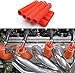 Spark Plug Protect Boot 1800 Degree Heat Shield Thermal Protection Insulator Sleeve Spark Plug Wire Boots 6 inch for Car Truck (Pack of 8) (Red)