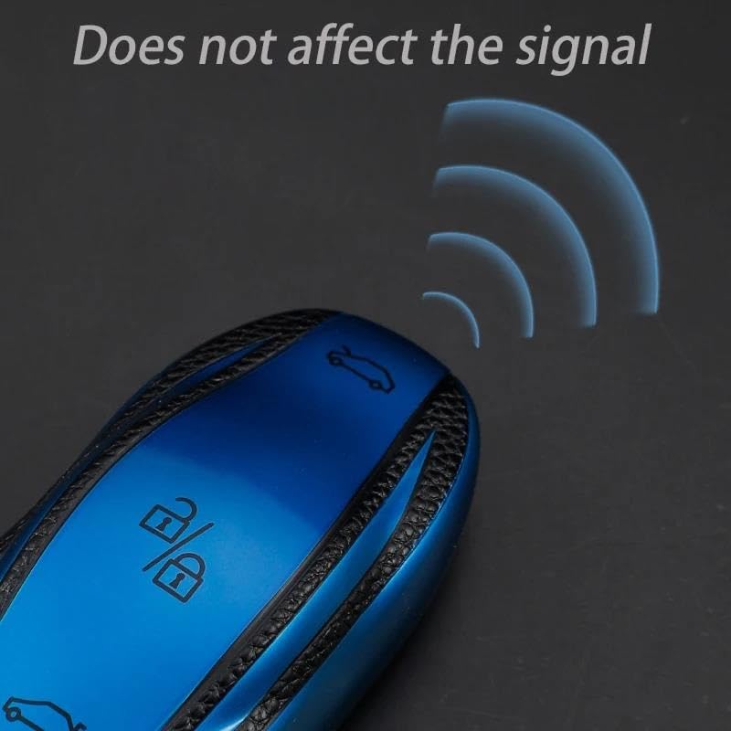 Housse de clé Tesla Model X rouge avec étui protection TPU - 3