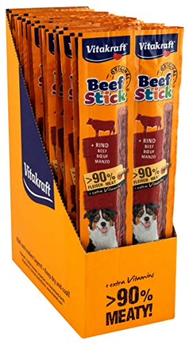 Vitakraft Beef Stick - Friandise pour Chien au Bœuf - 10 x 4 sticks