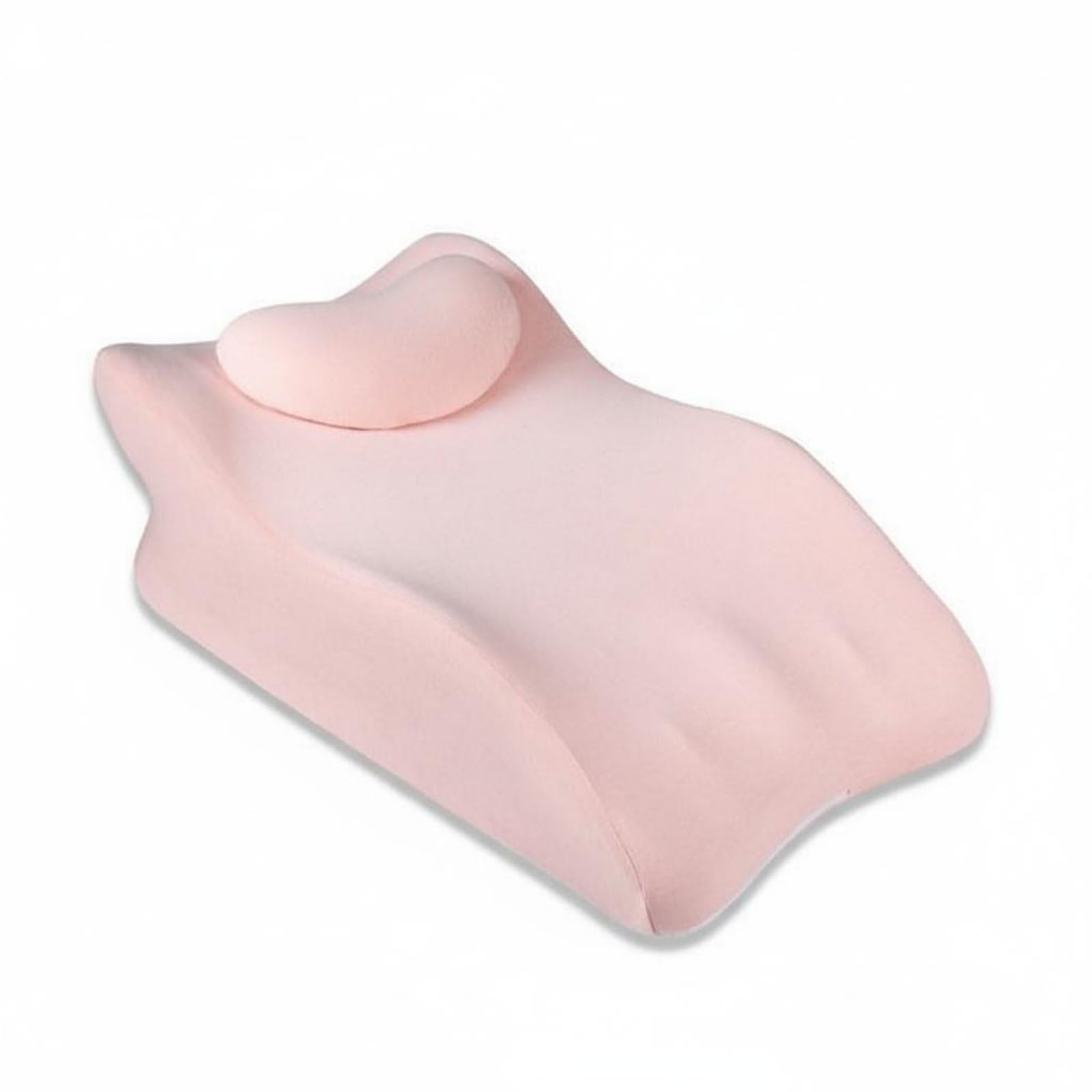 KESOTO Almohada Multifuncional Almohada Ergonómica Cojín de Almohada de Postura Área para Colocar Brazos y Respiración Despejada Adecuada para Siesta en, Rosa