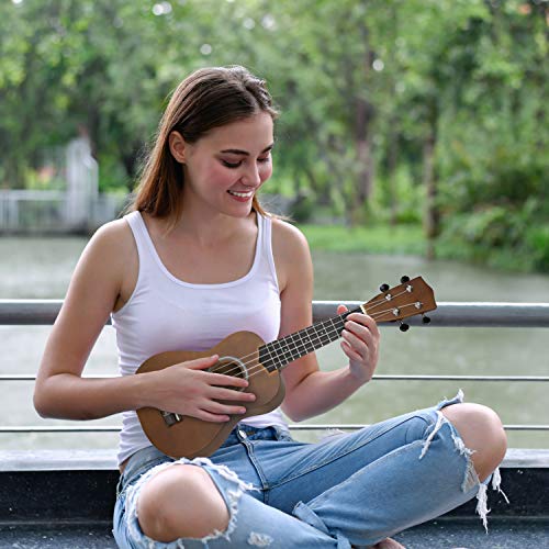 CASCHA Soprano Ukulele, Kit de démarrage Ukulele avec 3 piques Sac Livre d’instruction Vidéos d’apprentissage via QR… - Les Beatles, Paul McCartney, John Lennon, RIngo Starr, George Harrison CASCHA Soprano Ukulele, Kit de démarrage Ukulele avec 3 piques Sac Livre d'instruction Vidéos d'apprentissage via QR… – Image 6