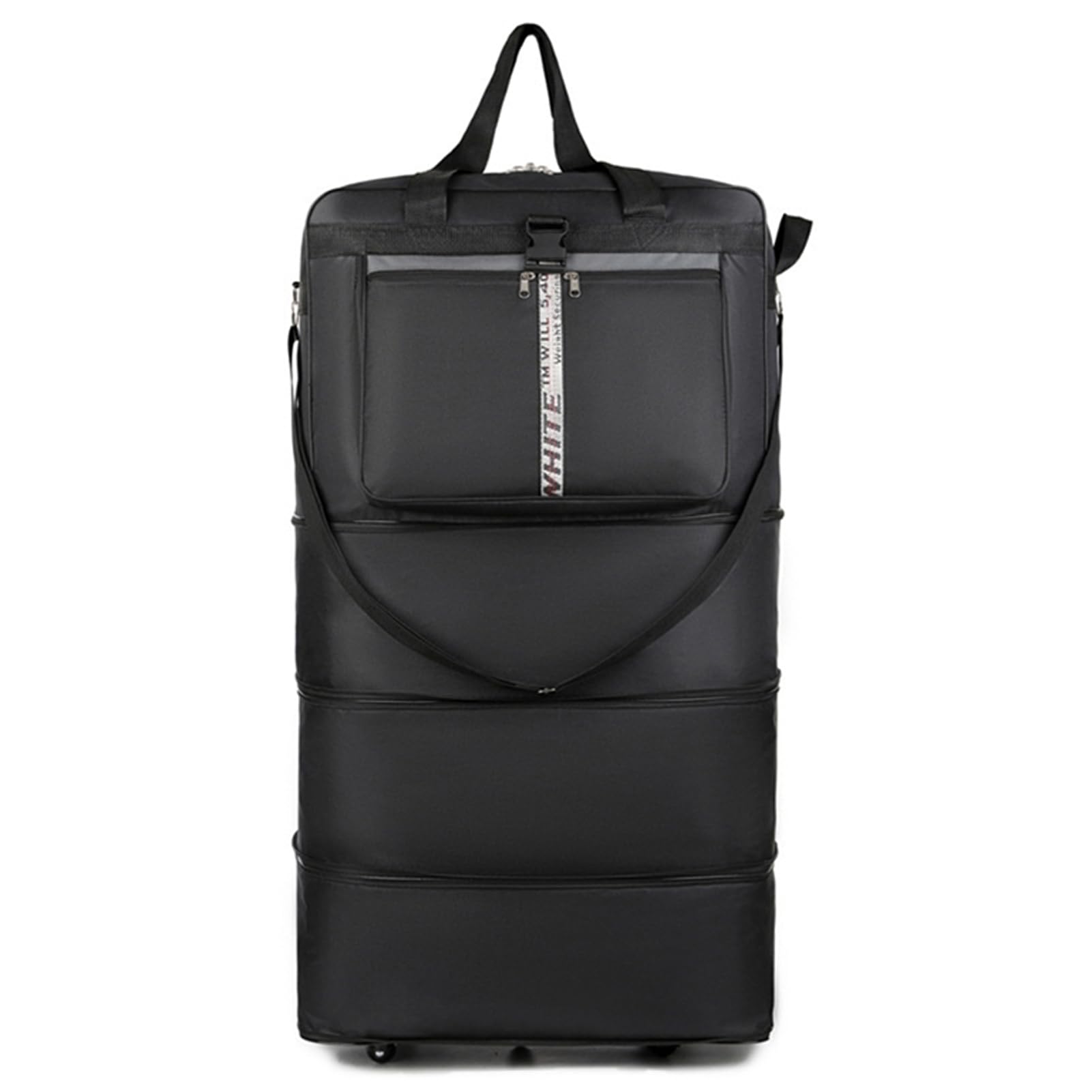 Borsa da viaggio espandibile Pack Smart con tecnologia a ruota girevole Valigia pieghevole Borsoni di grande capacità con ruote Valigie mobili