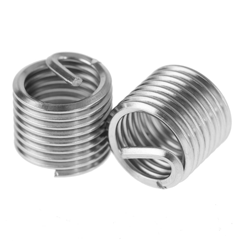 Insert de réparation de filetage, 10 pièces M14 * 2 * 1D ~ 2.5D fil acier inoxydable 304 manchon, Inserts M14(M14x2x1D)