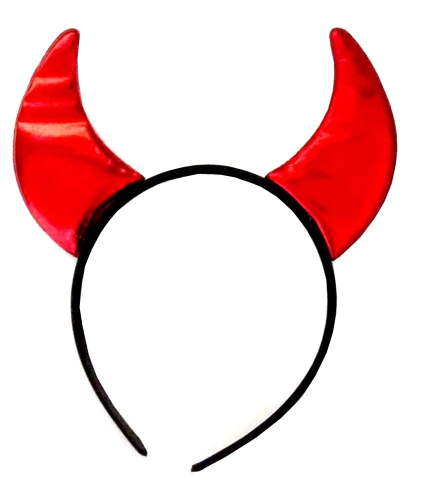 2 Cerchietti Con Corna Da Diavolo - Rosso E Nero, Per Halloween E Carnevale, Regolabili E Comodi - Foto 12
