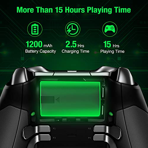 Battery Pack for Xbox One, BEBONCOOL Rechargeable Battery for Xbox One/One S/One X/One Elite Controller, Controller Charger for Xbox One with 4 Pack Batteries Accessories for Xbox One - Thumbnail 5