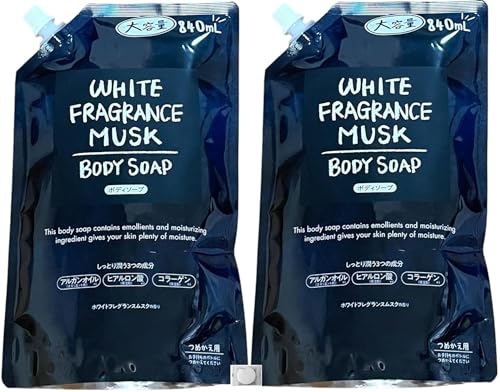 ~cGC zCgtOXXN WHITE FRAGRANCE MUSK {fB\[v e lߑւ 840ml 2܃Zbg + ^   y~cGC l  840ml 2 Sz