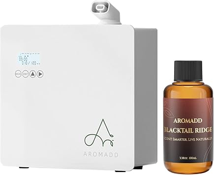 Scent Diffuser and 3.38 Fl Oz 100ml Blacktail Ridge Hotel Scent Diffuser Oil, Aroma & Longer Lasting