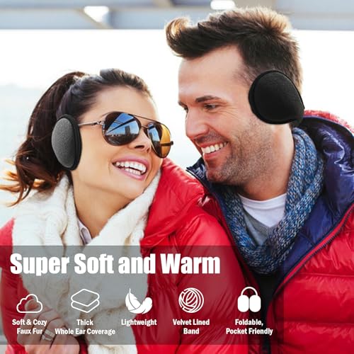 اغطية اذن شتوية للرجال والنساء قابلة للتعديل من دويناري مكونة من قطعتين