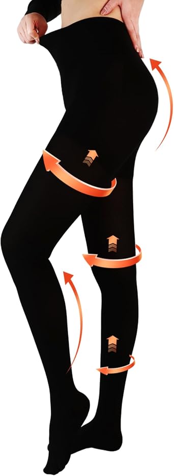 Medical Compression Tights, 20-30 mmHg Closed Toe Compression Pantyhose | Compression Leggings for Women & Men, Support Graduated Stockings Hose Tights for Varicose Veins Edema DVT