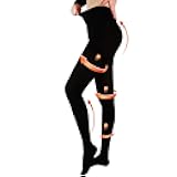 20-30 mmHg Medical Compression Tights for Women, Closed Toe Compression Pantyhose Support Graduated Compression Stockings Leggings Tights for Varicose Veins Edema