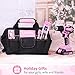 FASTPRO 232-Piece Pink Tool Set with Drill, 20V Cordless Drill Driver and Home Tool Set, Pink Drill Set for Women, Lady's Repairing Kit with 12-Inch Storage Bag, Pink
