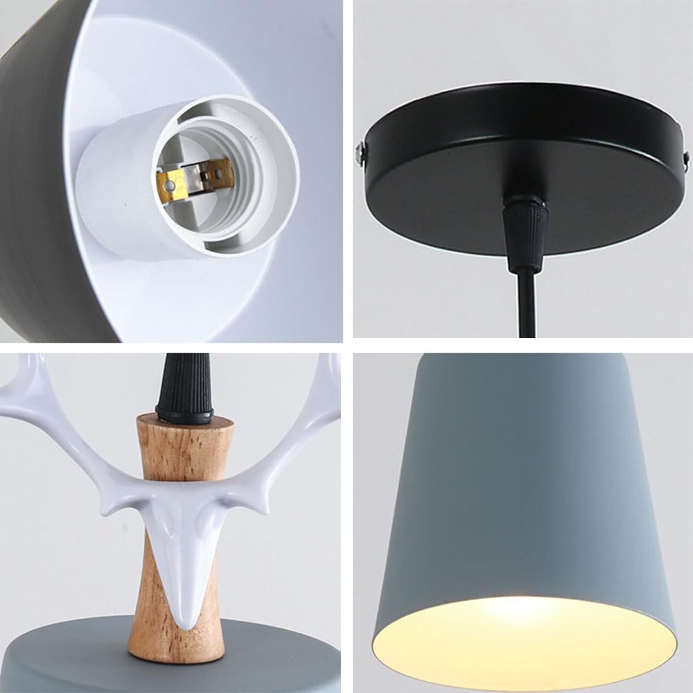 Żyrandol Nowoczesna Lampa Wisząca Z Drewna I Metalu Lampa Wisząca STVDEDG