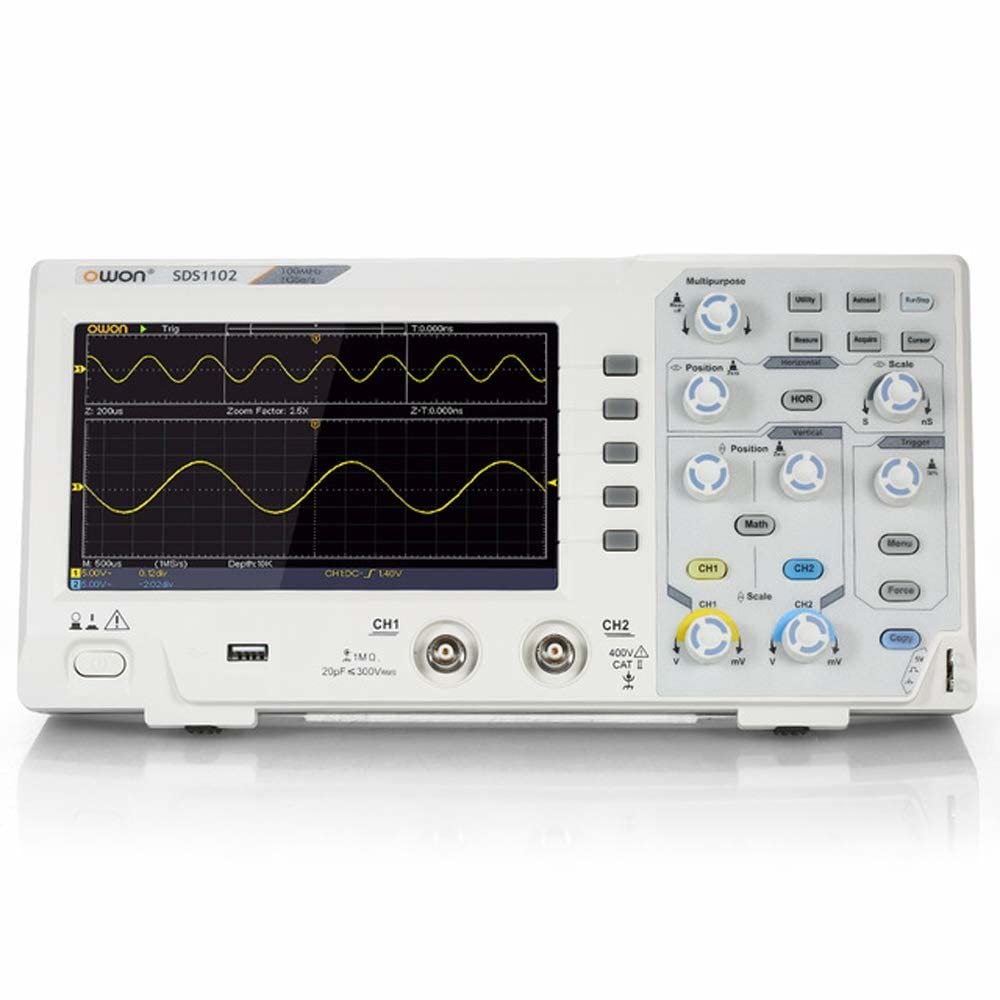 Amazon | OWON SDS1102 デジタルデスクトップオシロスコープ 100MHz 