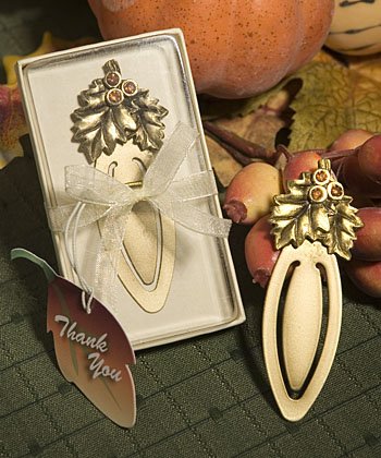 Autumn Bookmark Favors