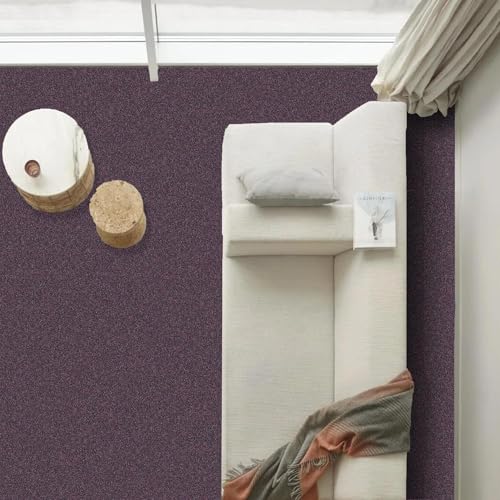 Image of FC Texture-2-Purple Carpet Luxurious Feel Floring for Residential, Commercial Office & Home and Sound Absorbing Durable Easy Clean Low Maintenance for High Traffic Areas