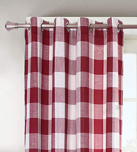 Ambesonne Forest Curtains, Aspen Trees with Warm Leaves in Snow Forest in Early Winter Time Landscape, Living Room Bedroom Window Drapes 2 Panel Set, 108