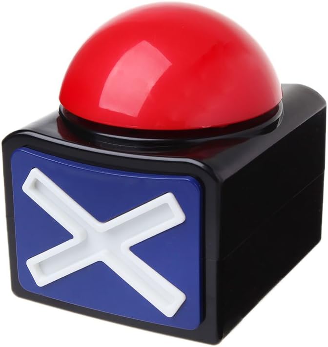 Learning Resources Answer Buzzers, Game Answer Buzzer Alarm Button with Sound Light, Trivia Quiz Got Talent Buzzer