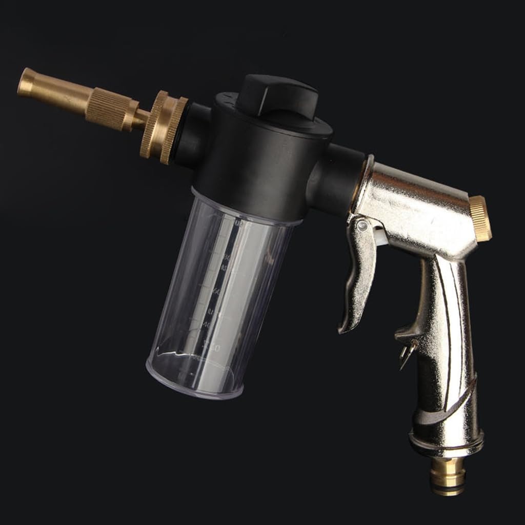 Car Wash Foam Guns with 3.5oz Soap Dispenser Hose Nozzle Sprayer for Gardening
