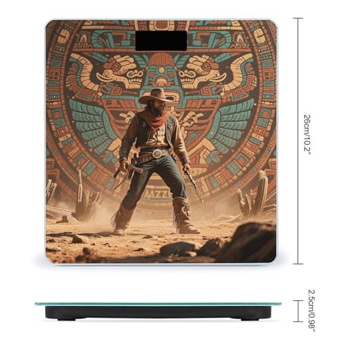 Báscula digital de baño Aztec Western con pantalla LED miniatura 2