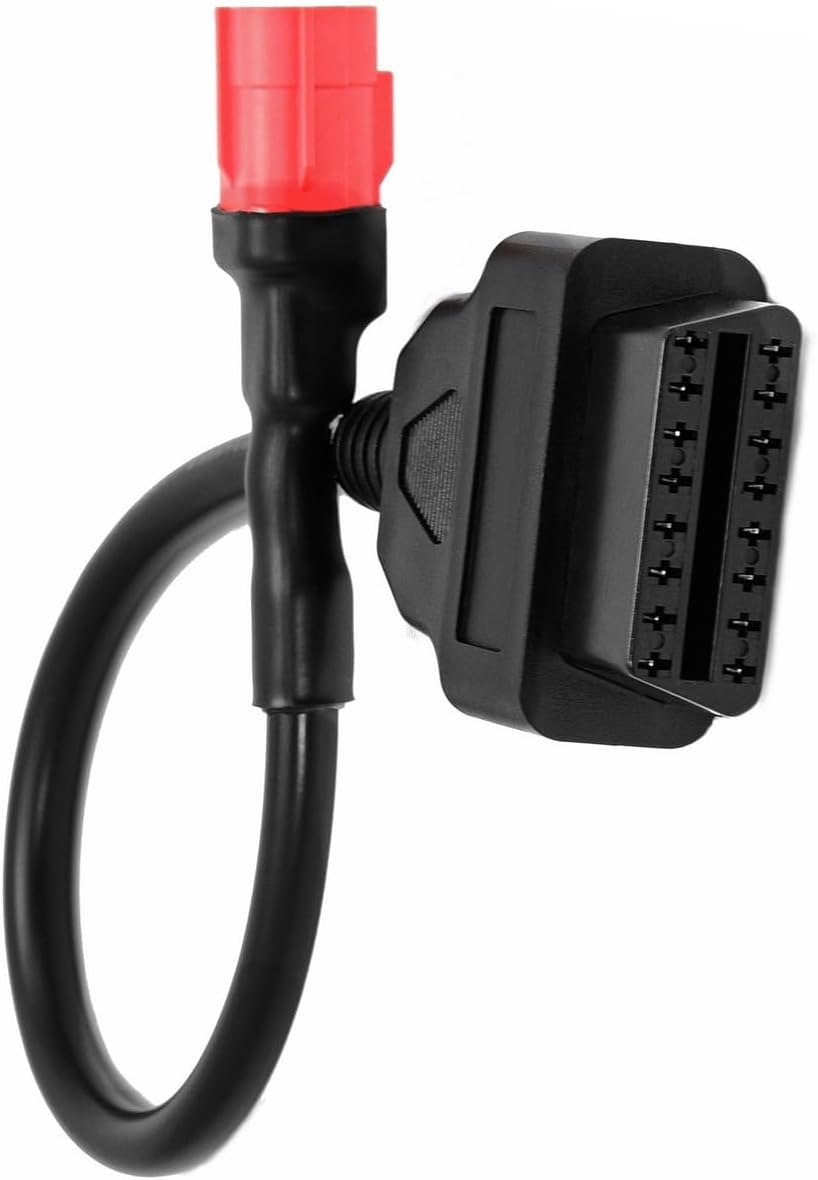 OBD2 OBDII 6 Pin 16 Pin Diagnostic Cable Compatible with Honda Motorcycles