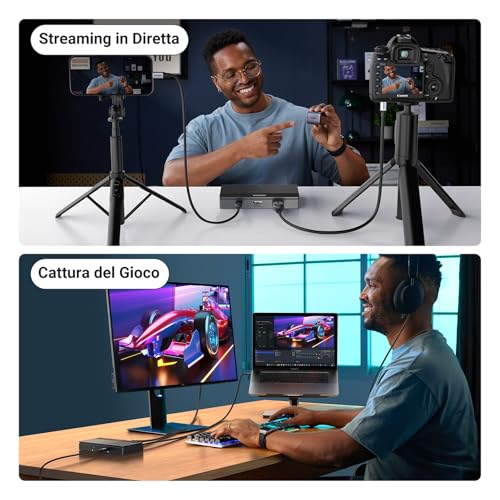 Carte capture vidéo HDMI USB C UGREEN 4K sans latence pour streaming - 6