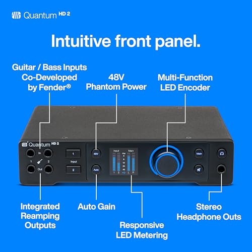 Image of PreSonus Quantum HD 2 20 x 24, 32-bit / 192 kHz USB-C Audio Interface