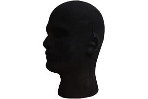Lightweight Styrofoam Head, Affordable Wig Display Holder for Home Use