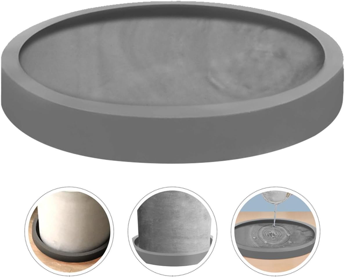 Plant Saucer Tray Round Plastic Water Catcher for Flowerpots Reusable Design for Indoor and Outdoor Use Suitable for Pot Prevents Water Leakage