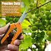 CIOUYAOS 2pcs Klein Gartenschere, Astschere Bonsai Schere Baumschere Ernteschere, Pruning Shears Garden Scissors für Bonsai Pflanzen Blumen Ernte Obst Gemüse