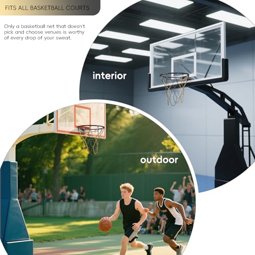 Image of Basketball Net Heavy Duty Replacement,Carbon Steel Chain Basketball net