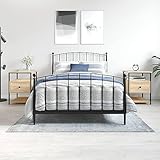 Détails astucieux : les bords arrondis protègent contre les chocs, tandis que la fixation murale empêche le basculement. L'étagère ouverte sert d'étagère de niche pour la lecture de nuit ou la décoration - Compagnon compact pour les soirées détendues.