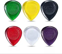 Kit de Palhetas Alice para Violão e Guitarra, 2mm de Espessura, 6 Cores Sortidas