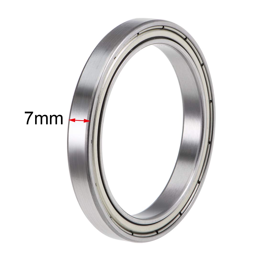 uxcell 6809ZZ Deep Groove Ball Bearings Z2 45mm x 58mm x 7mm Double Shielded Chrome Steel 10pcs