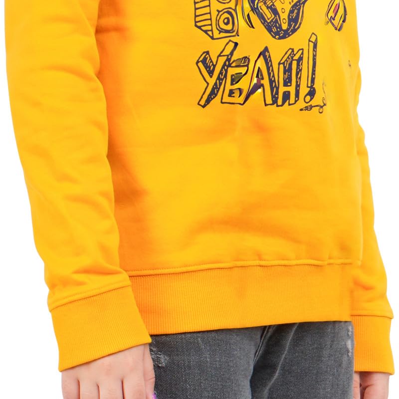 Image of Real Basics Girls Cotton Hooded Sweatshirt (Pack of 1)