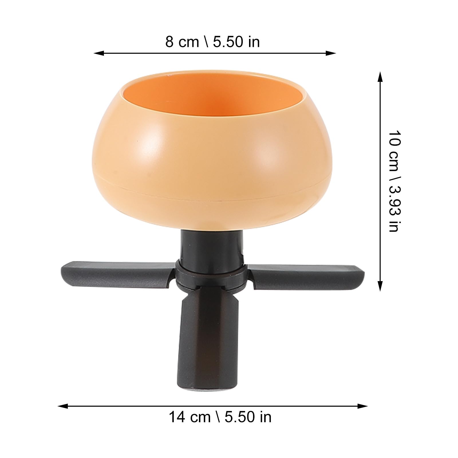 Macchina Elettrica Ciotola in Plastica Arancione velocità Regolabile per Infilare Perline USB, per Artigianato Fai da Te e Creazione di Gioielli