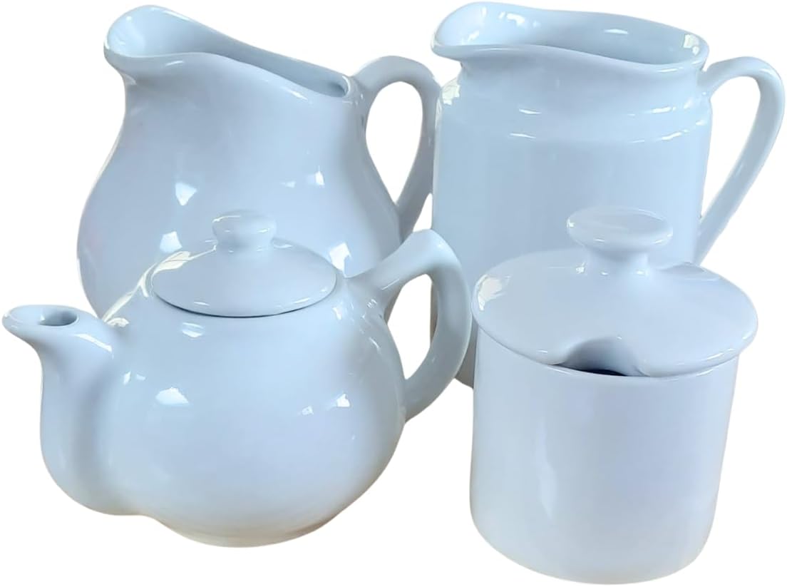 Jogo Café Chá Mesa Posta, Bule Chaleira 400ml + Açucareiro 2... - imagem principal do produto