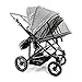 StrollAir Twin Way. The Best Twin Stroller. Double Stroller Side by Side. Reversible seat Double Stroller.