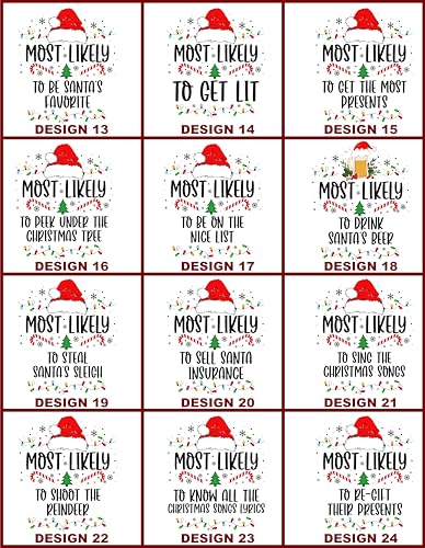 Custom Most Likely to Christmas Shirts Funny Sarcastic Christmas Matching T Shirts Personalized Family Xmas Tee Shirt Holiday3