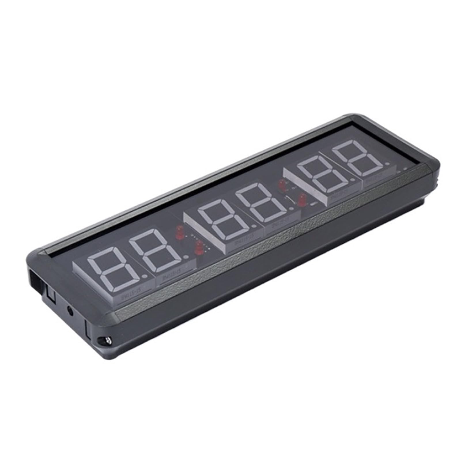 Timer Sport, Horloge De Fitness Minuterie D'entraînement 3 Pouces À 6 Chiffres avec Synchronisation par Intervalles, Fonction Chronomètre, Télécommande Et Fonctionnalités Intelligentes D'extérieur