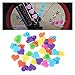 USLINMINJIN 1Bag Spoke Beads Decoration Colorful Heart Shape Kids Bike Wheel Clip