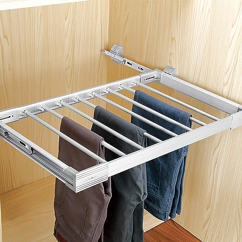 Cintre de vêtements extensible et rail réglable pour ranger vos pantalons