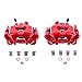 Power Stop Rear S2950 Pair of High-Temp Red Powder Coated Calipers for Scion tC 2005-2010 [Model Specific]