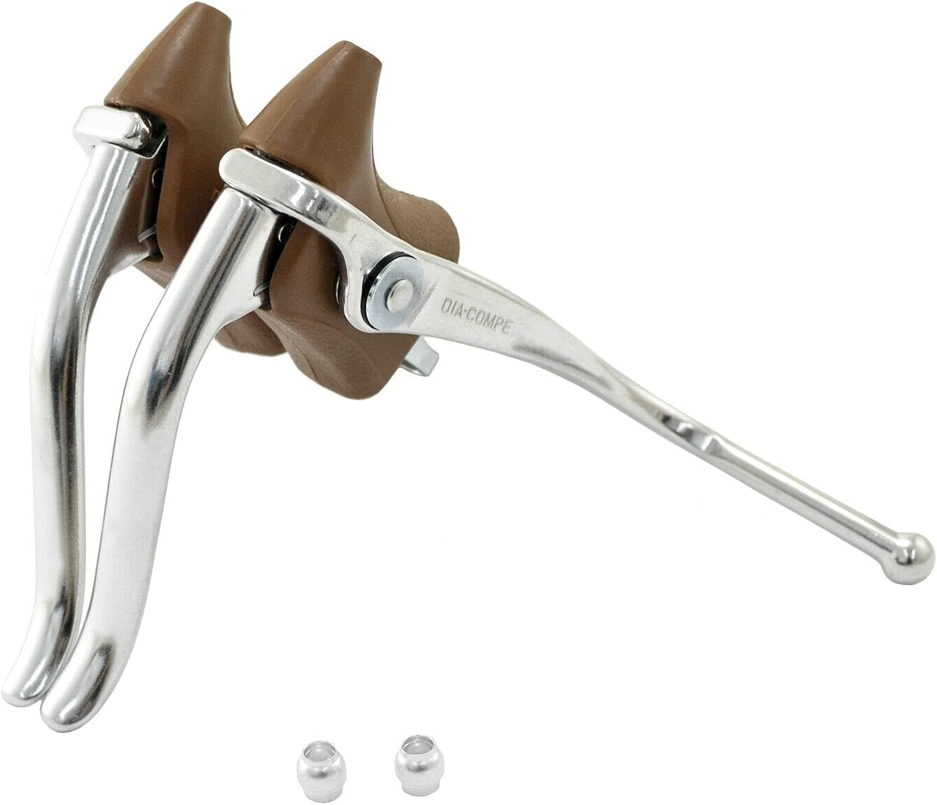 DIA-COMPE DC165EX Duel Brake Levers Extension Safety Double, Brown,DP2424