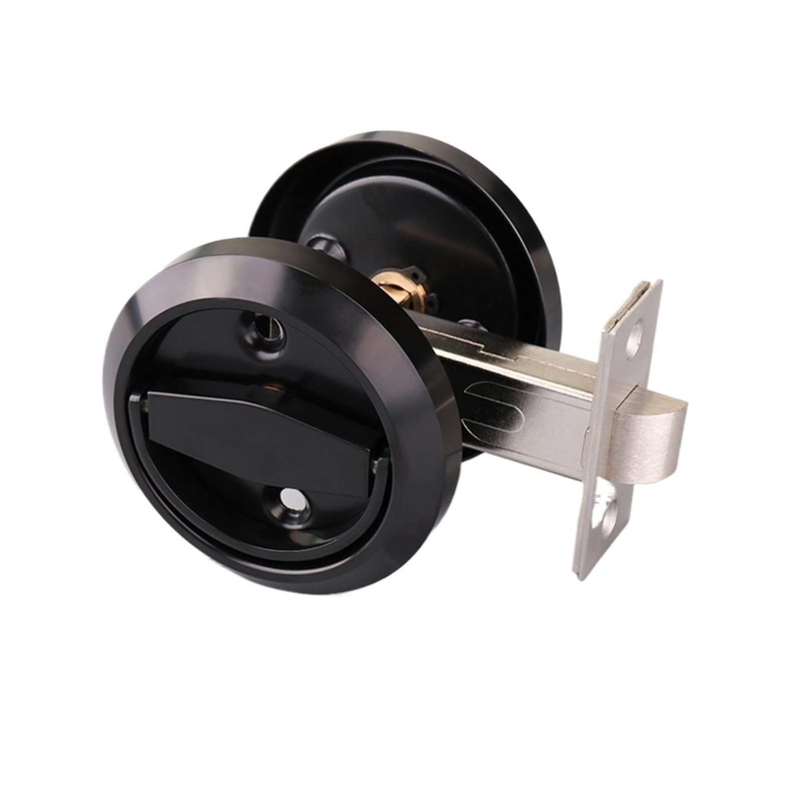 YXINAER Round Recessed Door Lock Invisible Door Concealed Lock