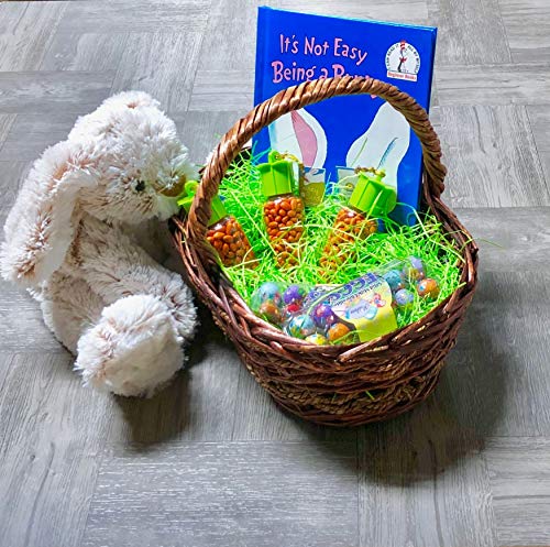 Shredded Paper Gift Basket Filler - Natural Packing Shreds for Crafts, Boxes and Bags, Recycled Decorative Stuffing Material, Raffia Confetti Easter Grass Fill by Mrs Fizz (Light Pink, 1 LB)