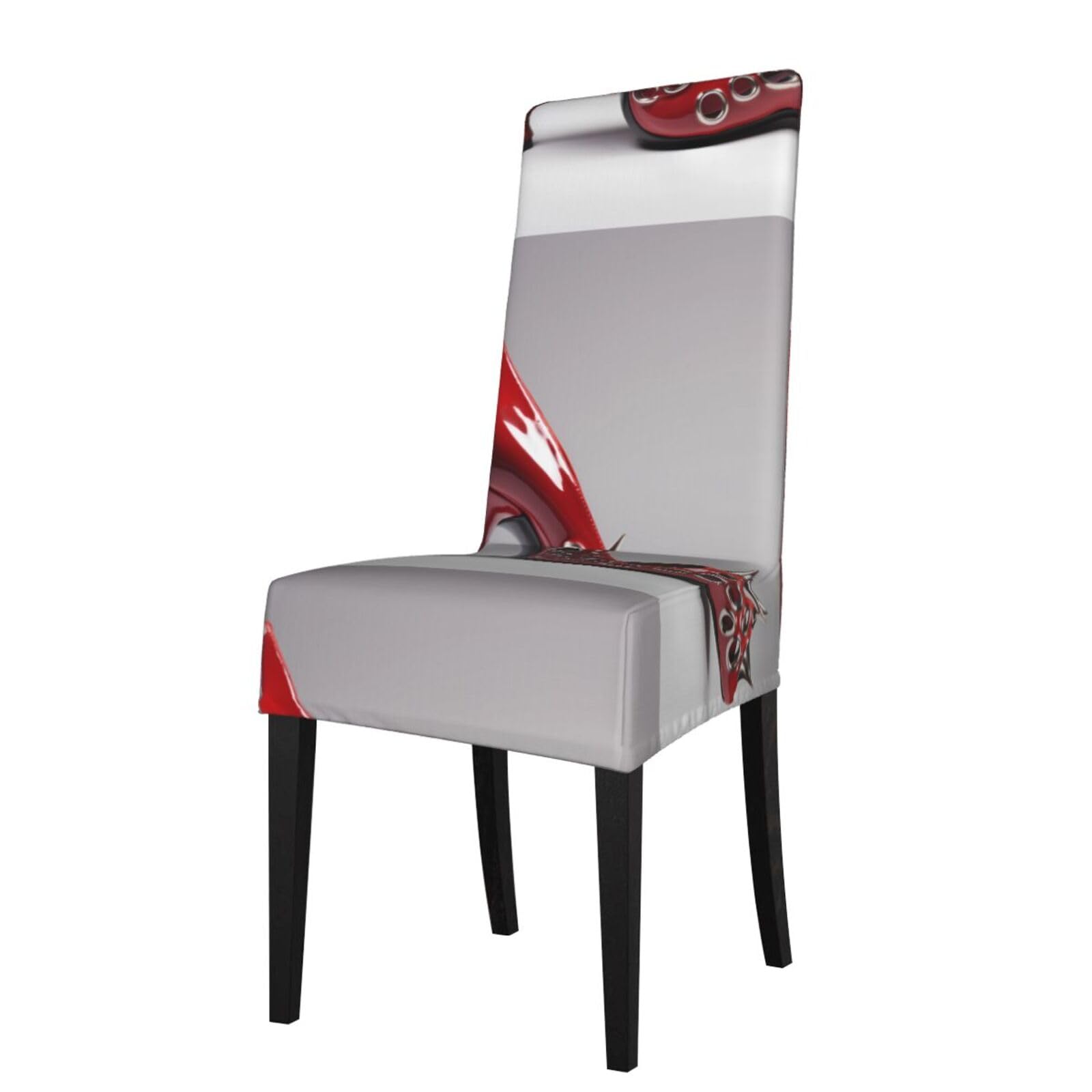Removable Dining Chair Cover WHJDPP Lips high Heels Printing Soft and Comfortable, Protects Chairs for Living Room, Dining Table and Kitchen