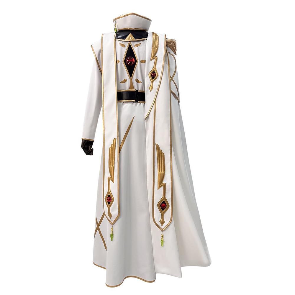 Zhongkaihua Lelouch - Disfraz de anime para cosplay, uniforme completo para hombre, disfraz de cómic con juego de rol, disfraz de carnaval y Halloween