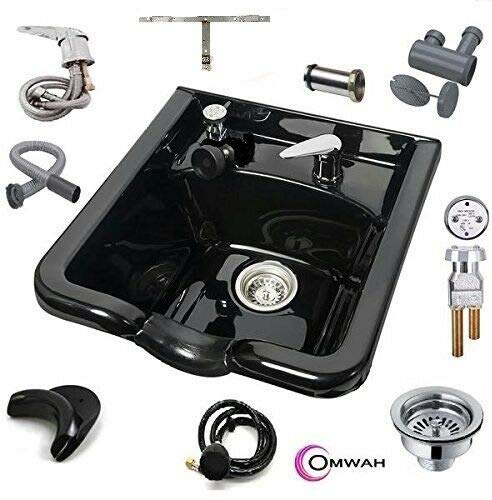 Beauty Salon Shampoo ABS Plastic Bowl Sink Hair Cut UPC Certified OMWAH Brand - Thumbnail 2