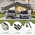 Aoxun 20x20 Metal Carport, Heavy Duty Car Garage with Galvanized Roof, Reinforced Frame, Car Tent Garage Shelter for Car, Pickup, Truck, Boat