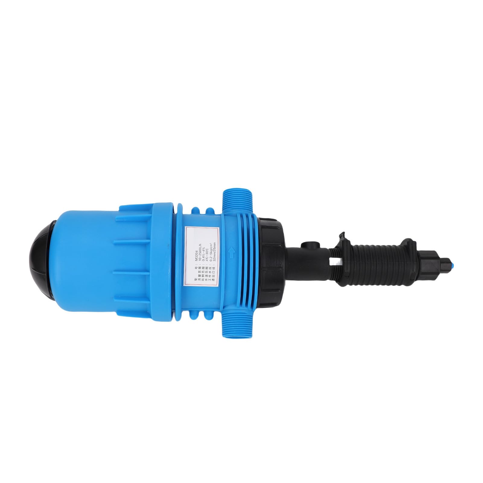Acouto Inyector de Abono para Riego por Goteo, Bomba Dosificadora Regulable de Plástico 0,4% a 4%, Rosca Macho G1 G3/, Ideal para Jardines e Hidroponía